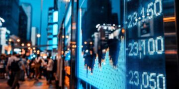Indonesia crypto regulations. Hedging strategies in Forex Trading. A bar chart with four sections of varying heights. The sections are labeled "23,150," "23,100," "23,050," and likely represent some kind of data or measurement. The title of the chart is most likely "23:150."